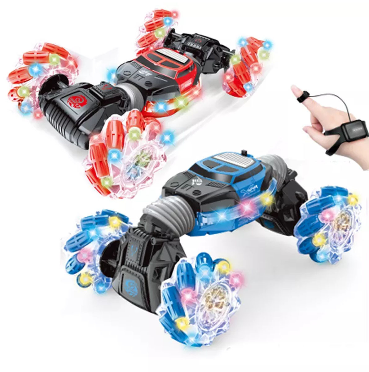 Vista 2 de CARRO CONTROL SENSOR MANO GRANDE 4x4 RC